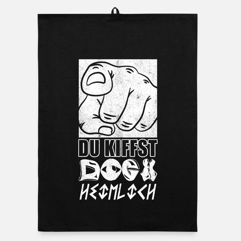 Du Kiffst doch Heimlich Organic Geschirrtuch