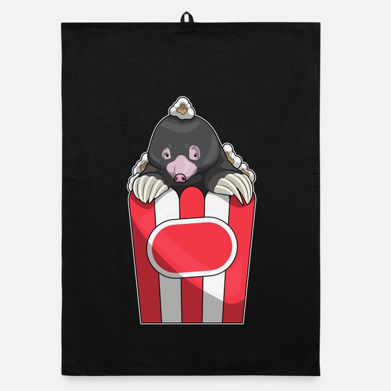 Mole Popcorn Organic dish towel