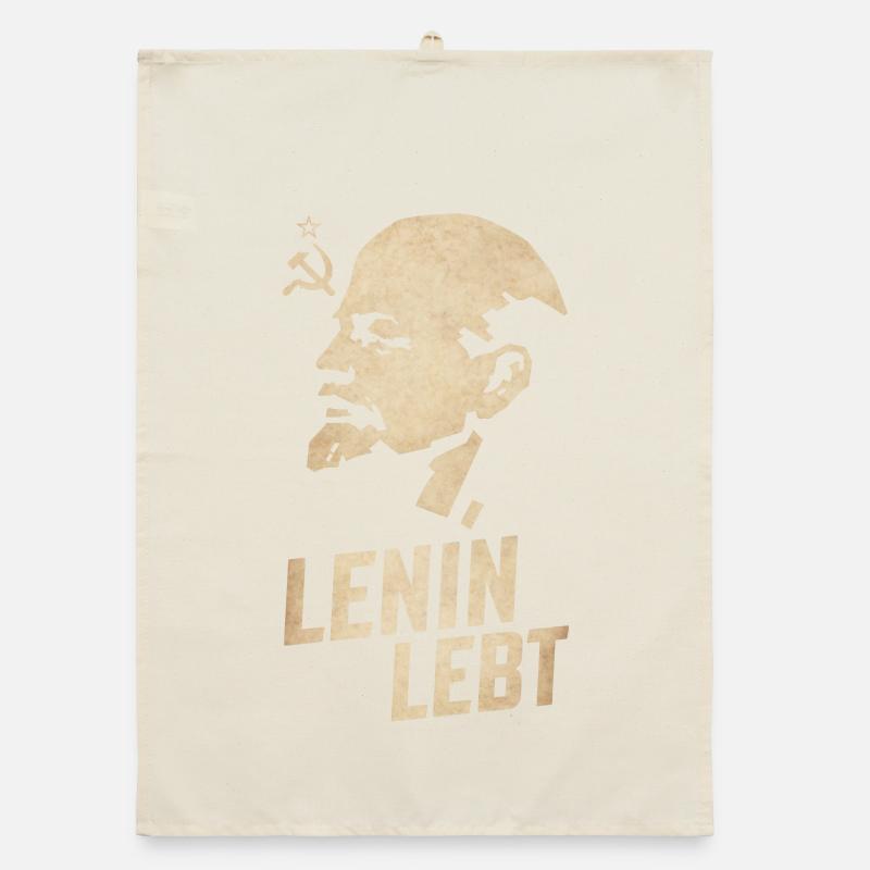 Lenin is alive Organic dish towel
