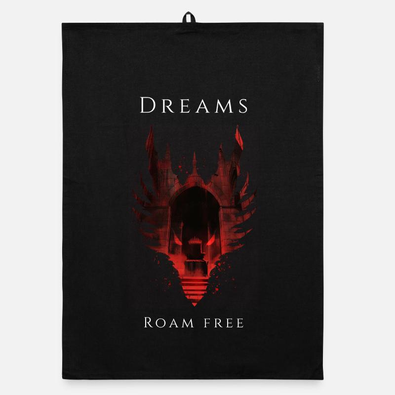 Dreams Roam Free Organic dish towel