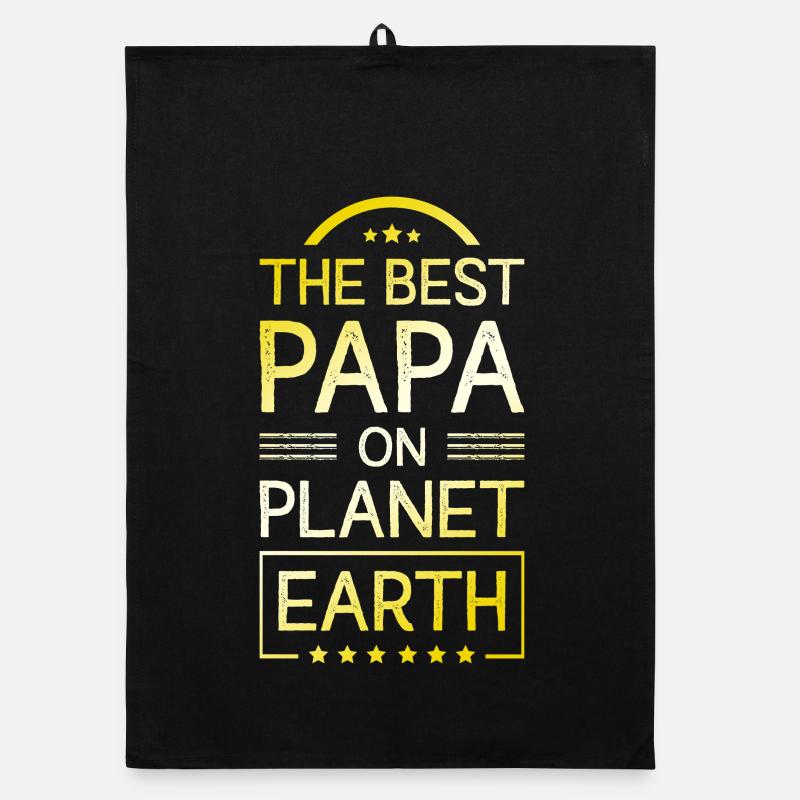 Der Beste Papa Organic Geschirrtuch