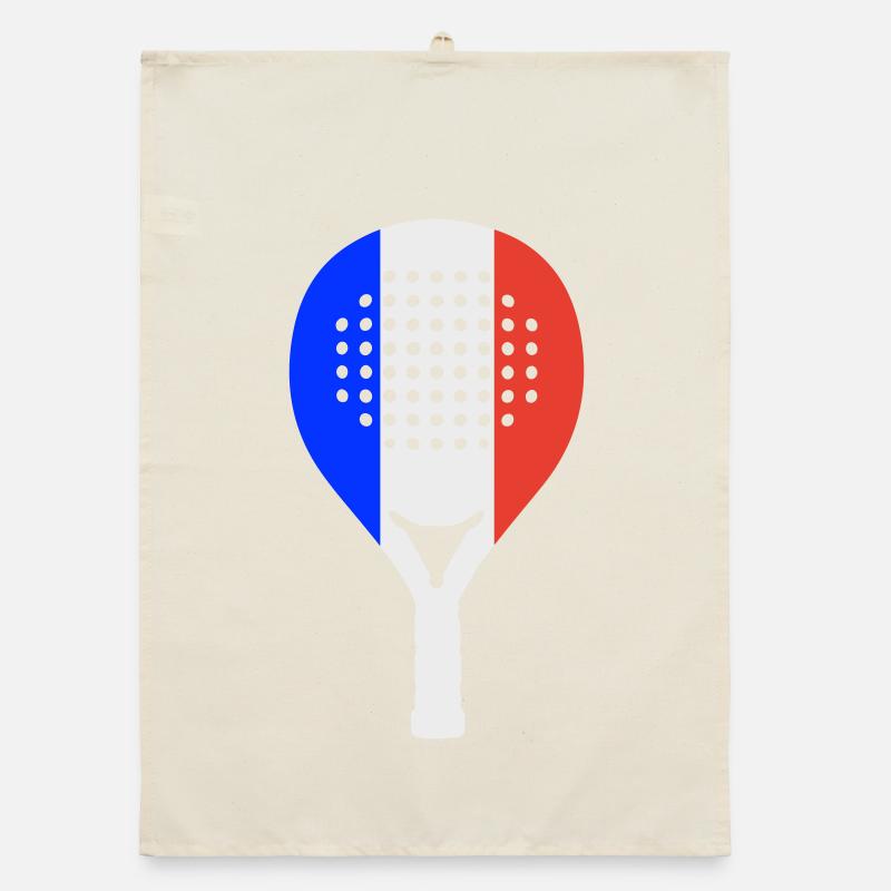 Padel-Frankreich Organic Geschirrtuch