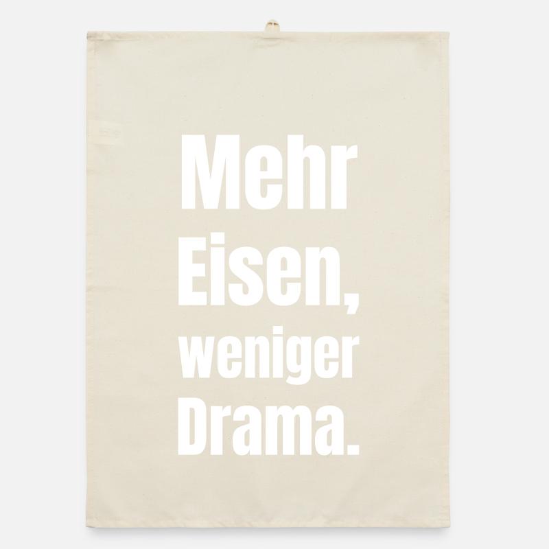 Plus de fer, moins de drame Torchon bio