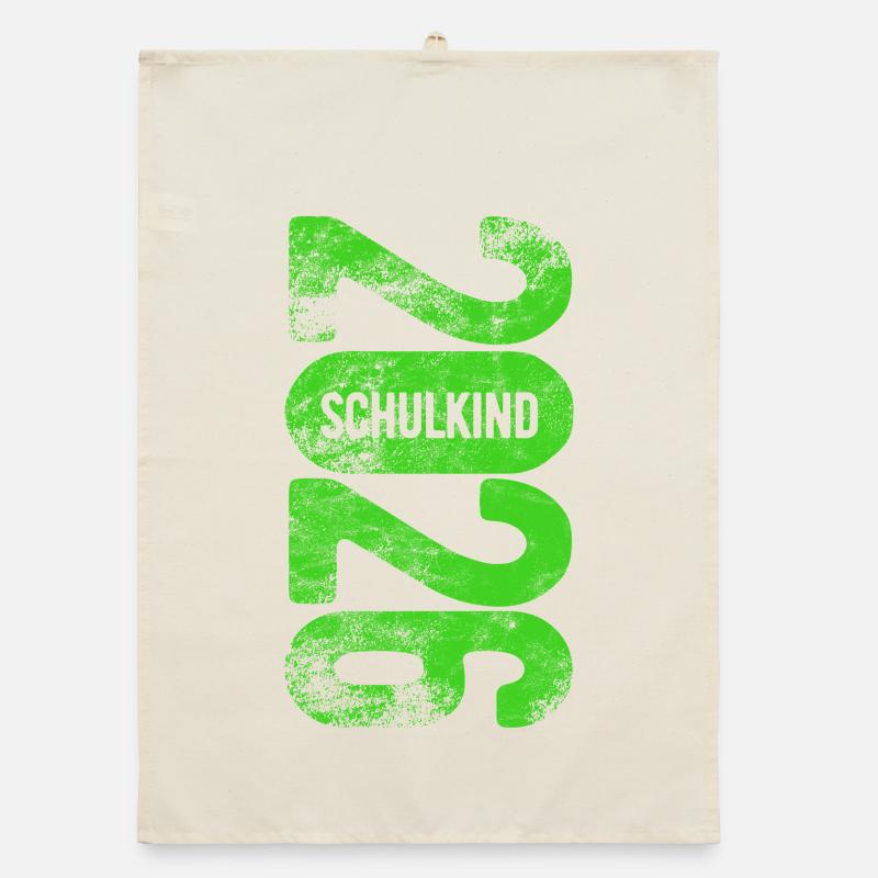 Schulkind 2026 - Einschulung - Erstklässler Organic Geschirrtuch