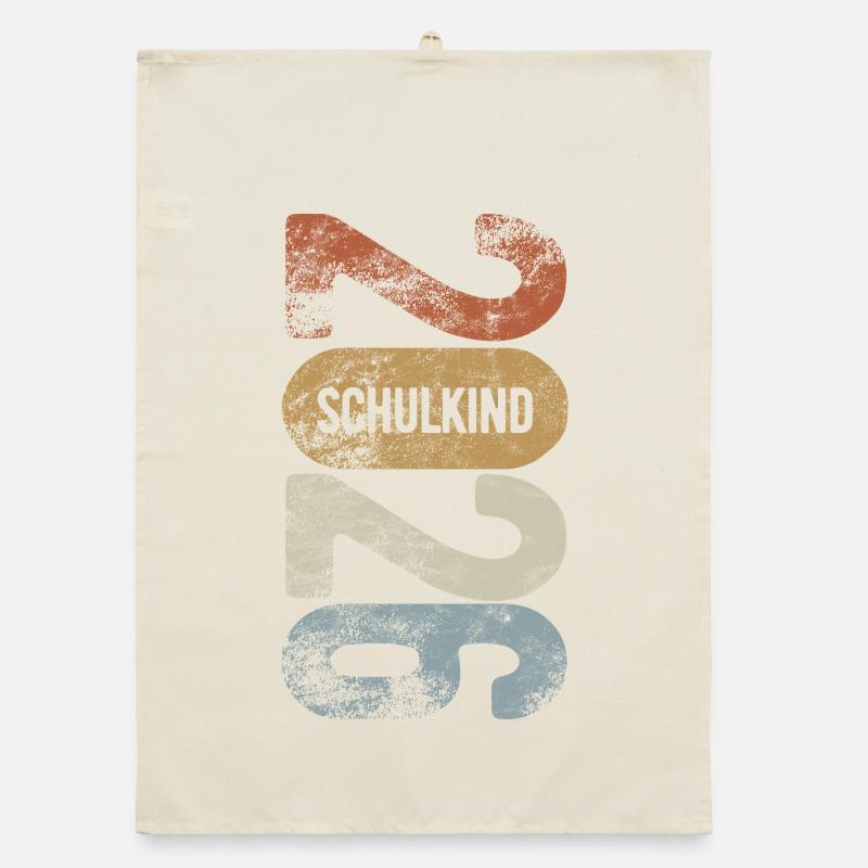 Schulkind 2026 - Einschulung - Erstklässler Organic Geschirrtuch