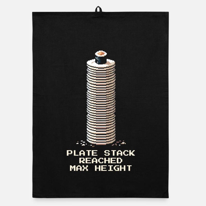 Plate Stack Maximum | Running Sushi Organic dish towel