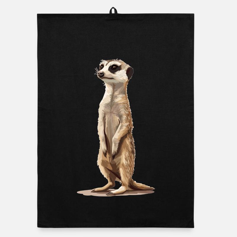 Suricate Erdmännchen Torchon bio