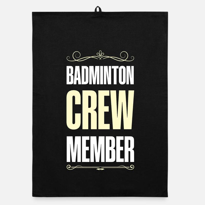 Équipe de badminton Torchon bio