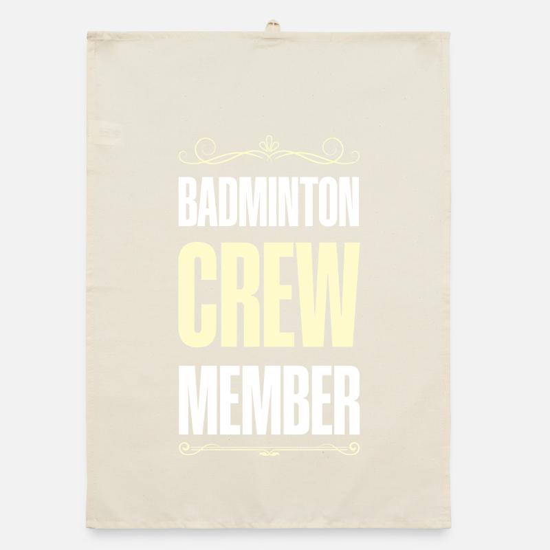 Équipe de badminton Torchon bio