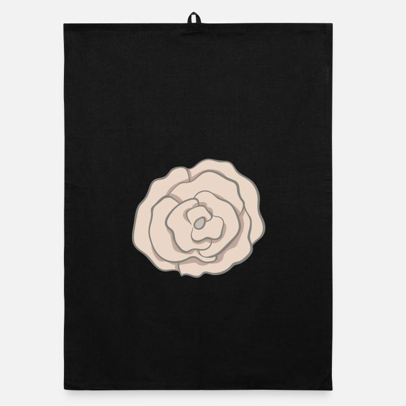 flower Organic dish towel