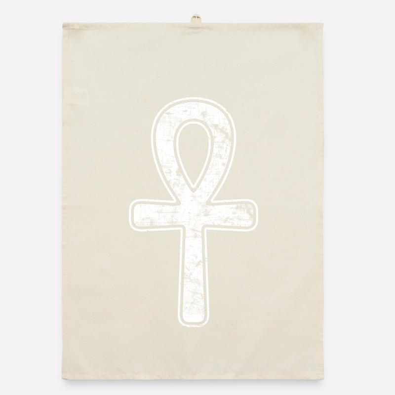 Ankh Nil Clé symbole de croix égyptienne Torchon bio
