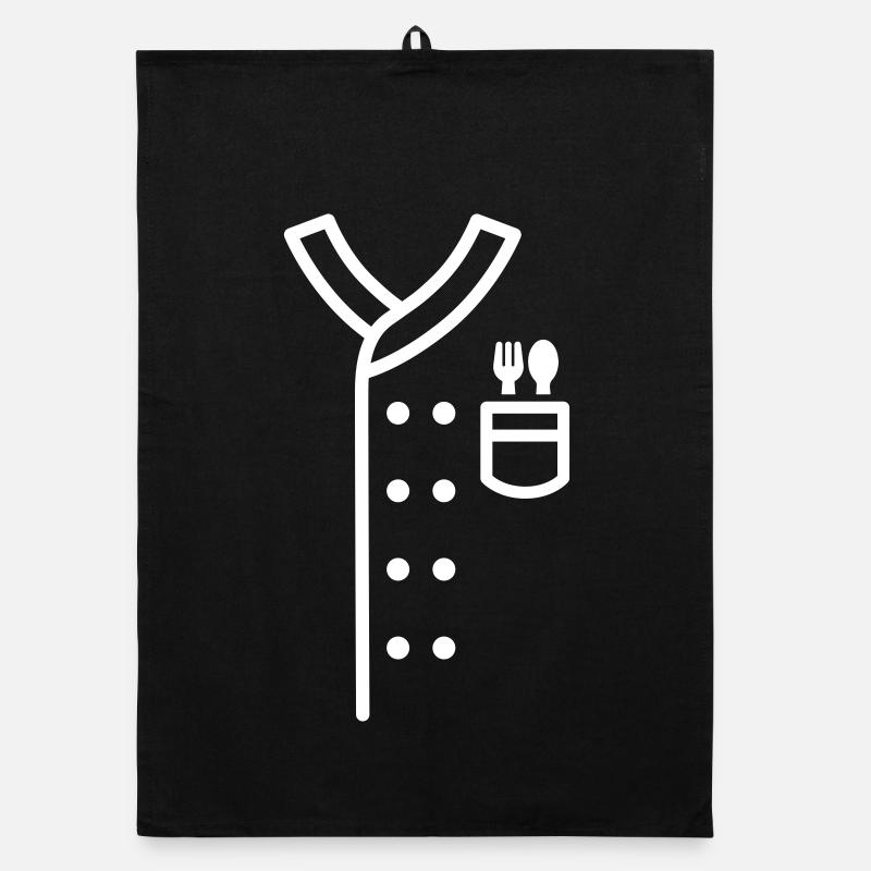 Chef Uniform Koch Köchin Chef Geschenk Kostüm Organic Geschirrtuch