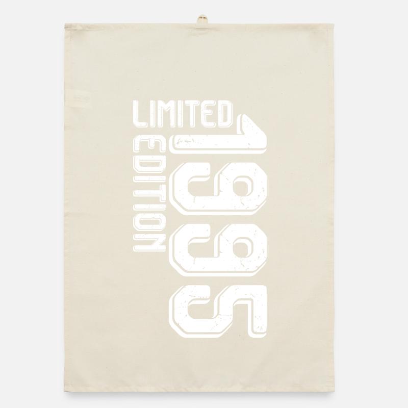 Limitierte Auflage fetter Blocktypografie Organic Geschirrtuch