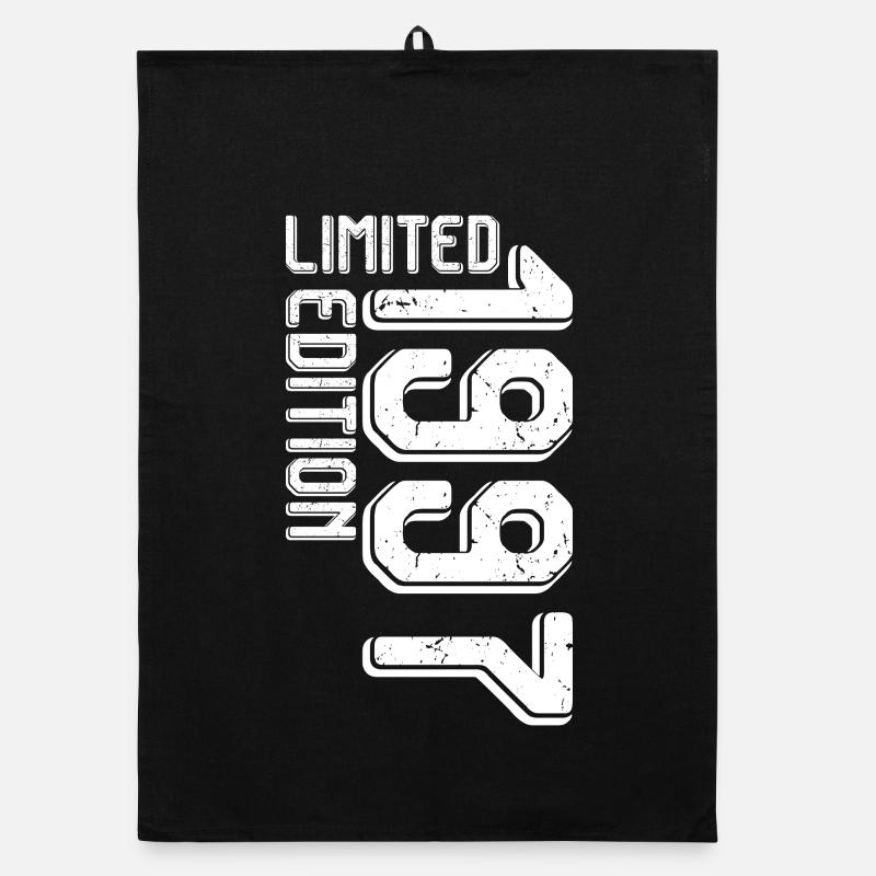 Typographie rétro en édition limitée Torchon bio