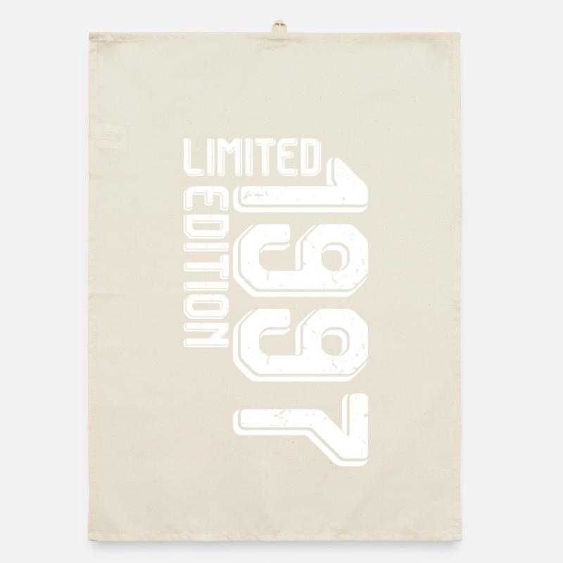 Typographie rétro en édition limitée Torchon bio