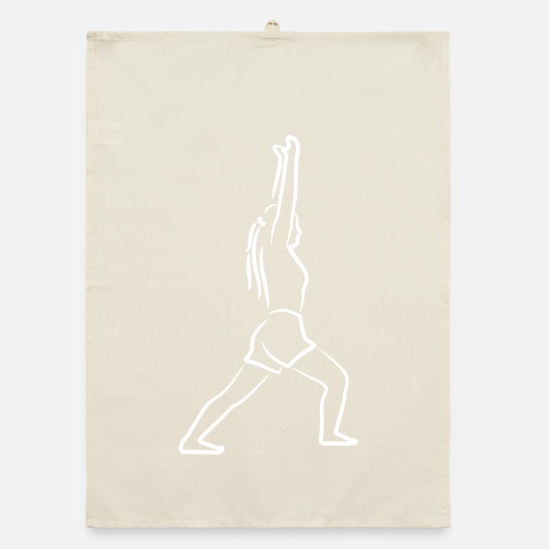 Yogini Sketch Organic dish towel