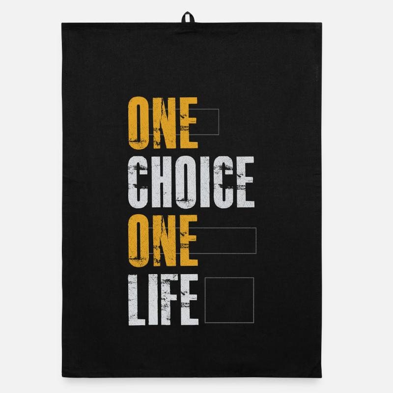 one choice one life Organic dish towel