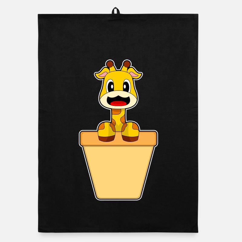 Cornet de crème glacée girafe Torchon bio