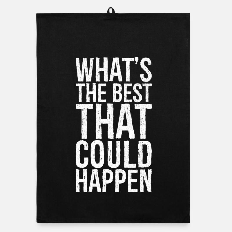 what s the best that could happen Organic dish towel