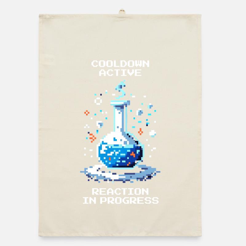 Cooldown active – reaction running | Chemistry Organic dish towel