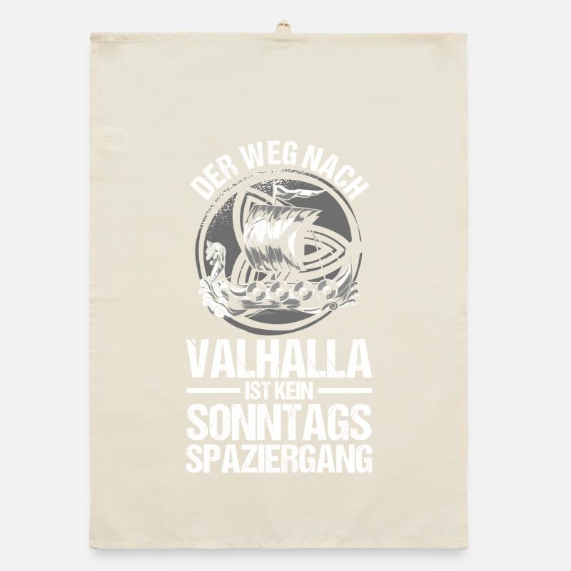 Mittelalter Schildwall Mittelaltermarkt Wikinger Organic Geschirrtuch