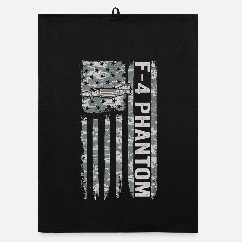 F-4 Phantom American Flag Camouflage militaire F4 Torchon bio