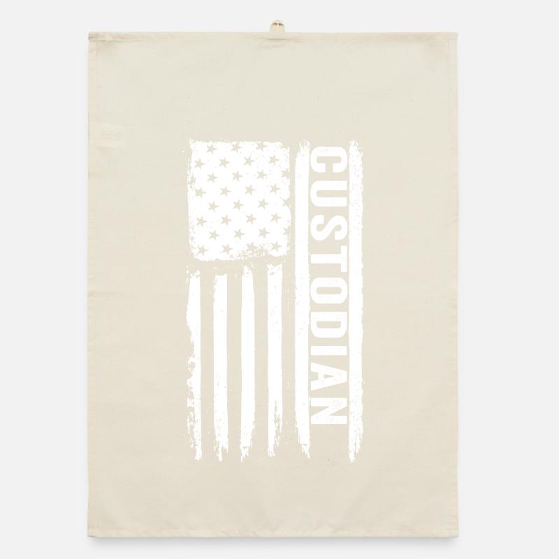 Concierge, drapeau américain, Patriotic S Torchon bio