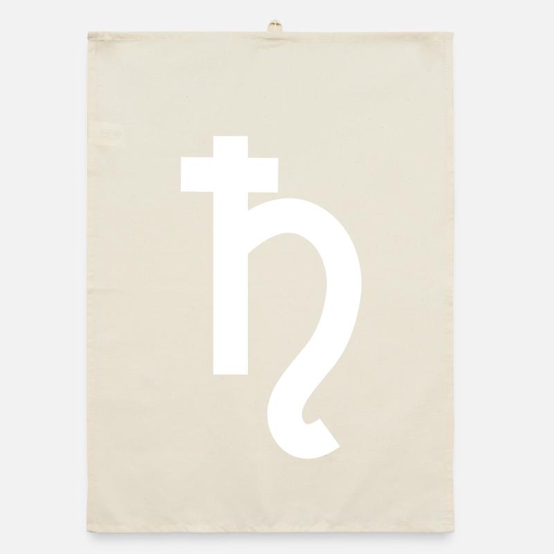Symbole de Saturne Torchon bio