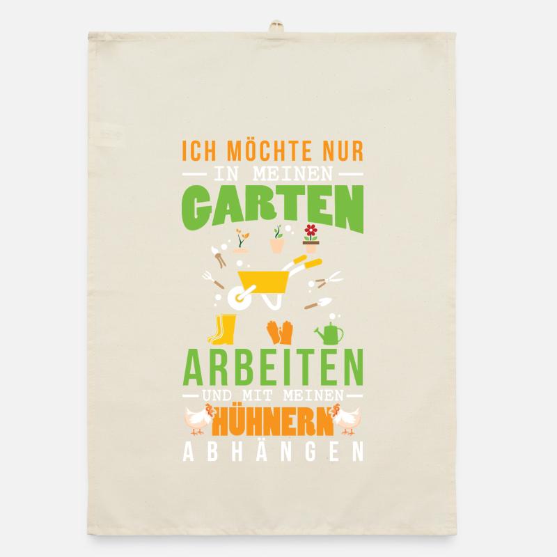 Hühnerflüsterer Huhn Hühnerhalter Hühner Organic Geschirrtuch