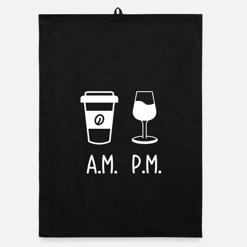 Silhouette A.M. contre P.M. Café-Vin Torchon bio