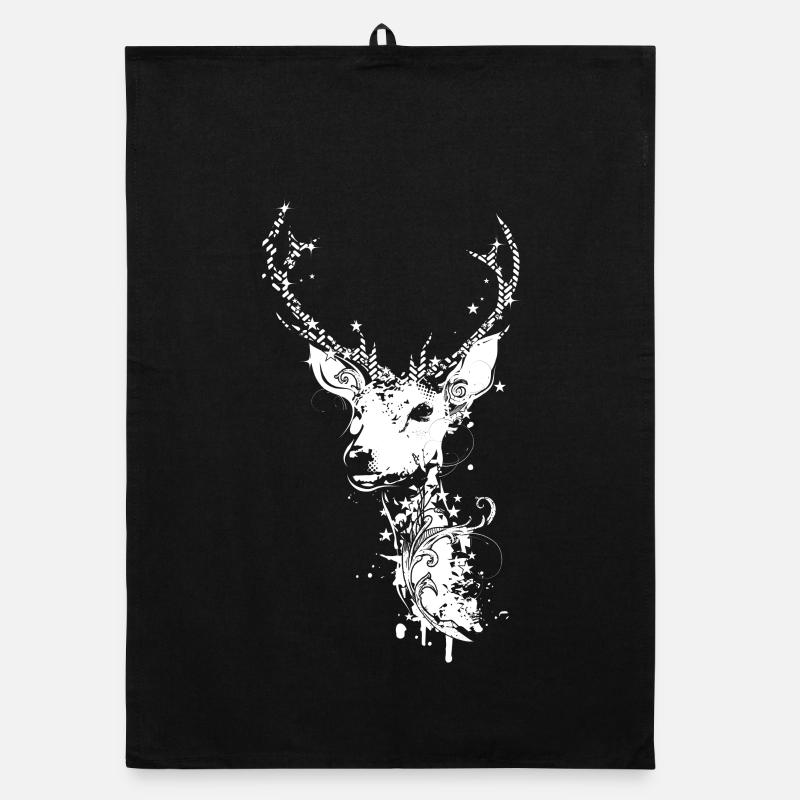 Une tête de cerf Torchon bio