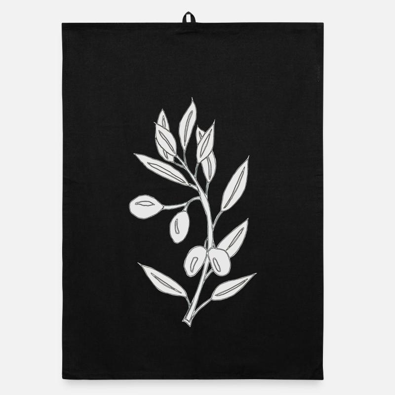 gris olive Torchon bio