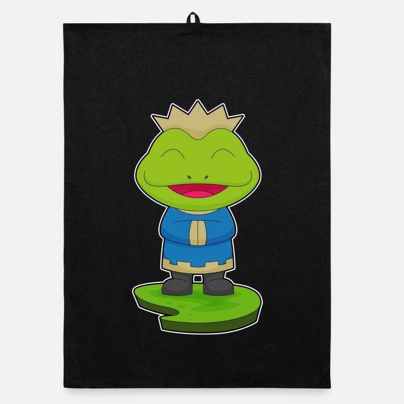 Couronne du Roi Grenouille Torchon bio