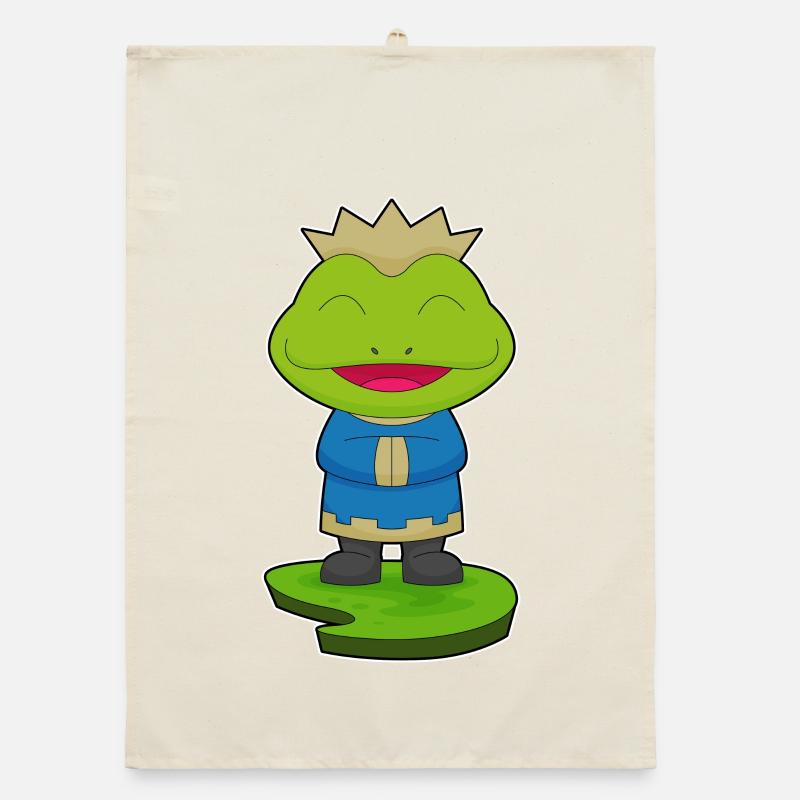 Frog Crown Organic dish towel