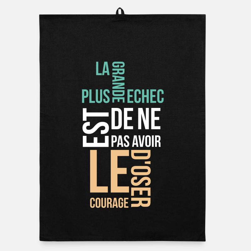 la plus grande echec est de ne pas avoir Torchon bio