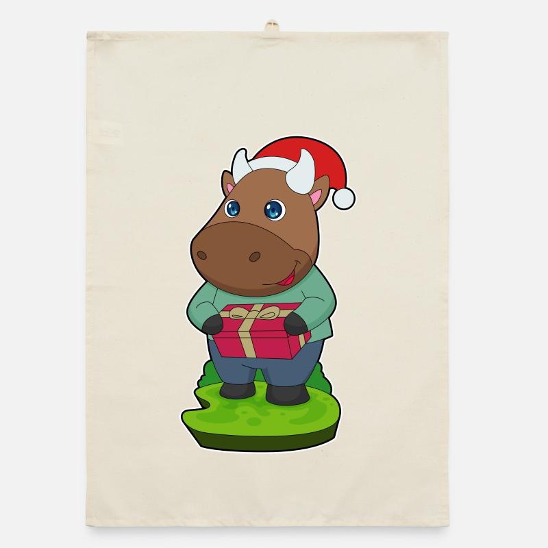 Taurus Christmas Package Organic dish towel