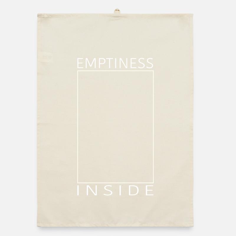 Emptiness inside Organic dish towel