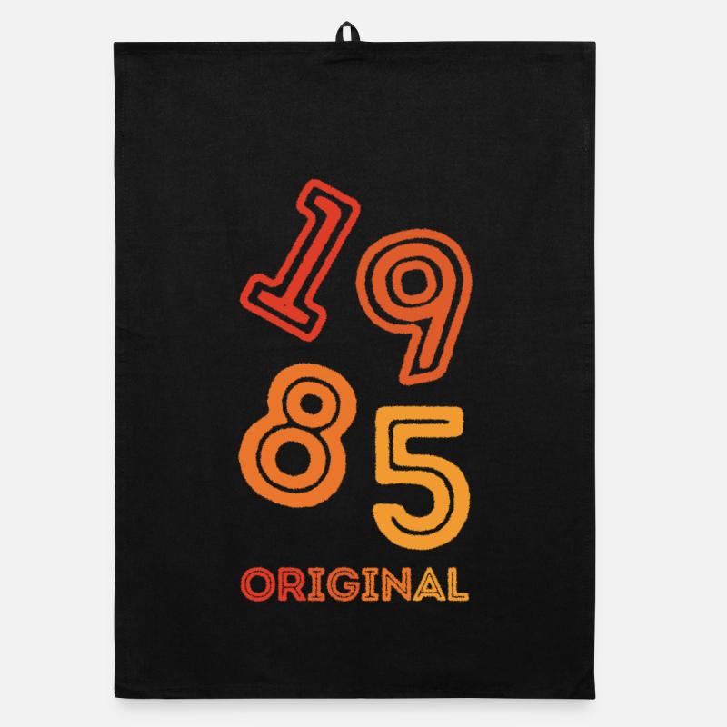 1985 Original - Organic Geschirrtuch - Schwarz