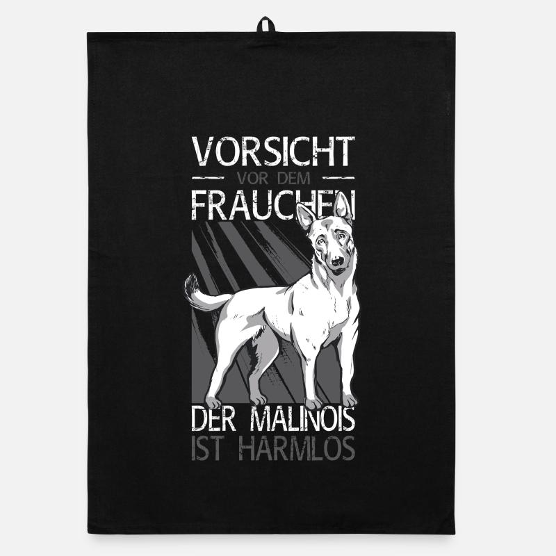 Belgischer Schäferhund Malinois Herrchen Frauchen Organic Geschirrtuch