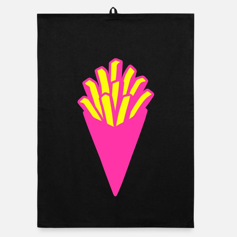 Frites Pop Art Torchon bio
