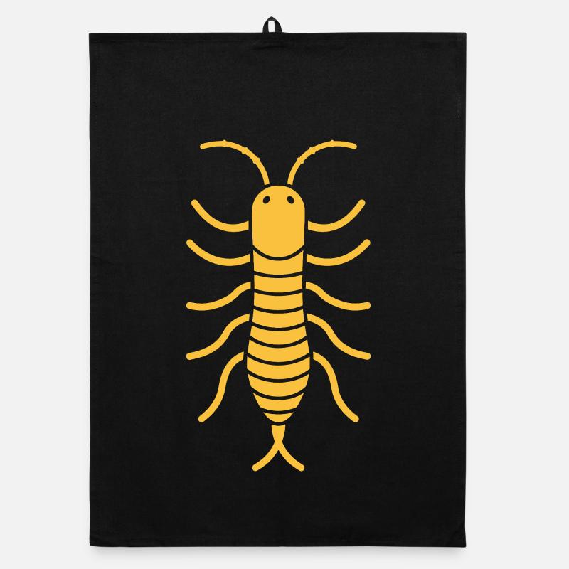 Tausendfüßler Organic Geschirrtuch