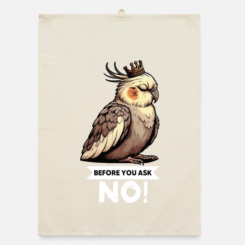 Avant que tu ne demandes, pas de calopsitte Torchon bio