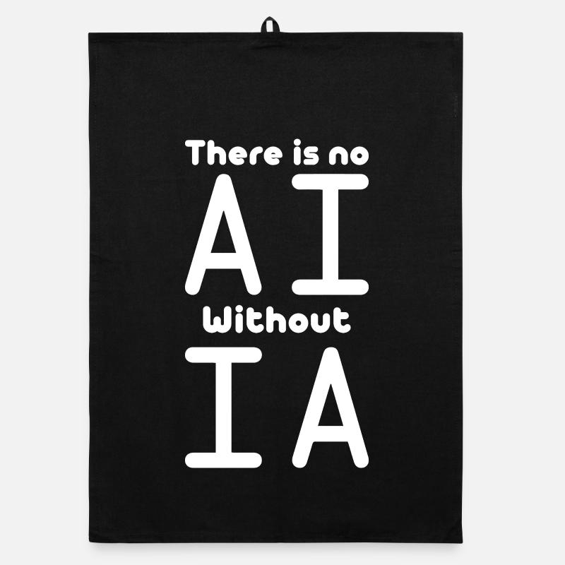 Pas d’IA sans machine d’IA à intelligence artificielle Torchon bio