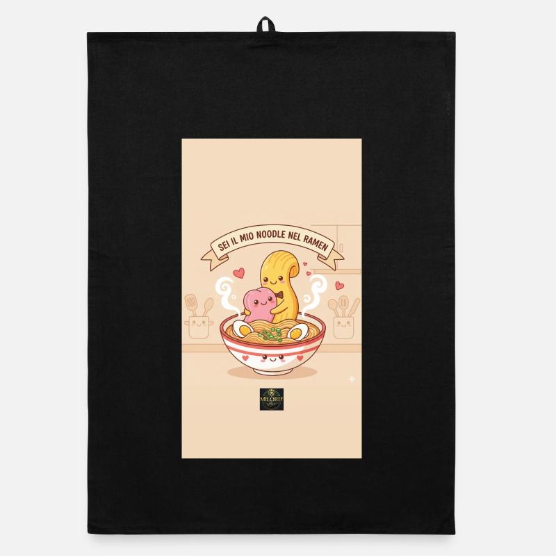 Leckere Threads Ramen Organic Geschirrtuch