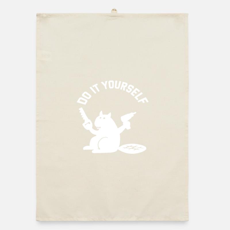 Rizinusbricolage, mach es selbst Organic Geschirrtuch