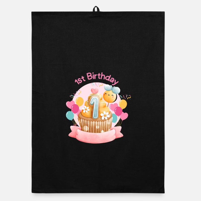 1 st Birthday ! Torchon bio