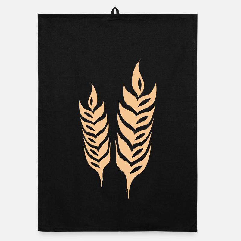 gerste getreide symbol Weizen Logo icon vector Organic Geschirrtuch