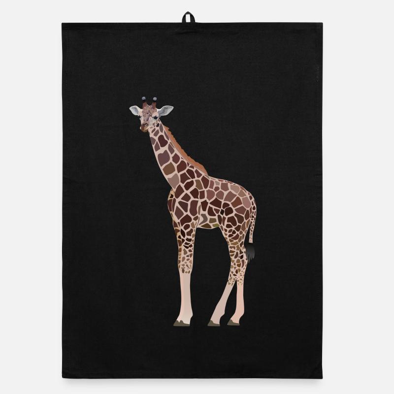 Gina, Giraffe Organic dish towel