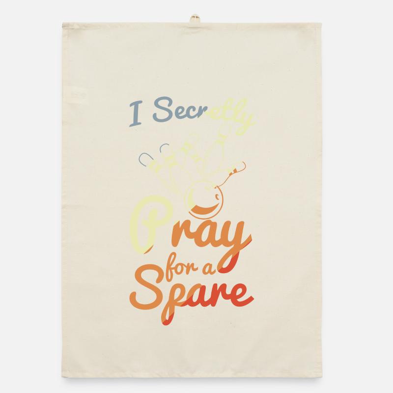 Bowling Joke Organic dish towel