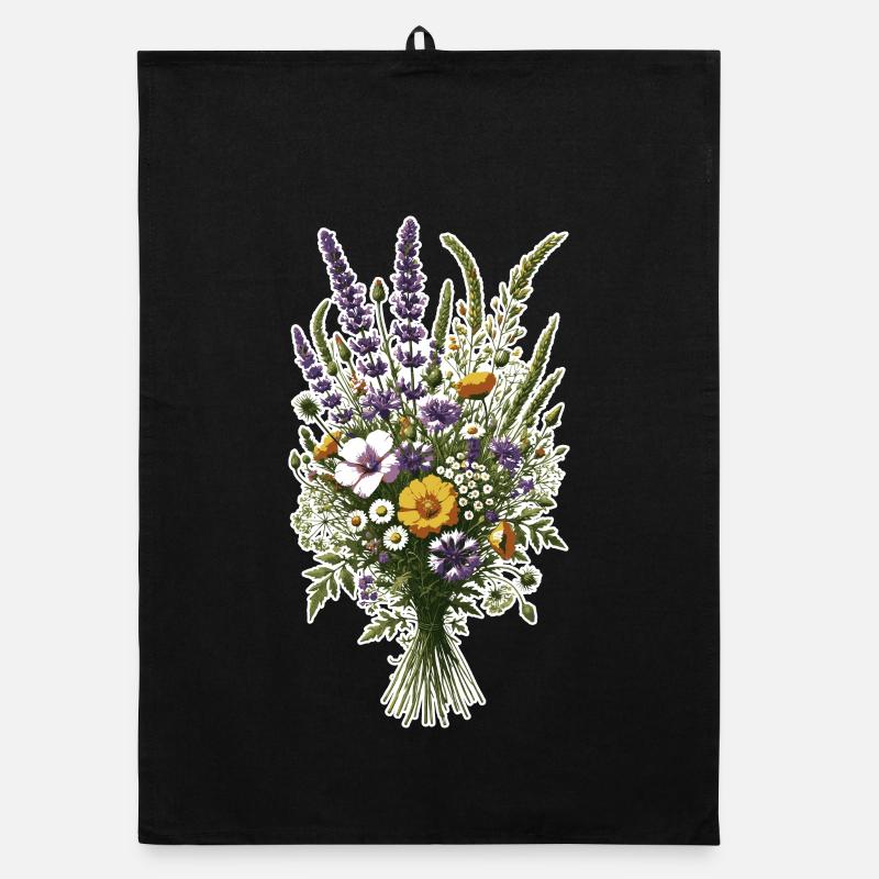 Wildflowers Organic dish towel